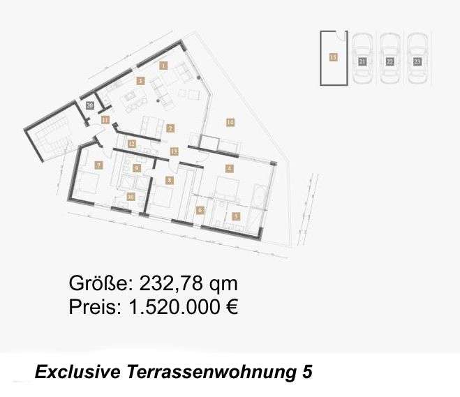 Außergewöhnlich exclusives 5-Familienhaus in Toplage von Opatija, Put za Plahuti, 51410 Opatija (Einzelerwerb möglich s. Sonstiges)